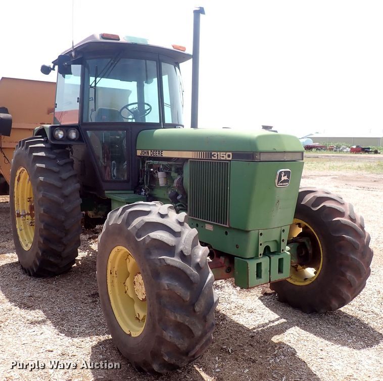 image for item DN0475 1986 John Deere 3150  MFWD tractor