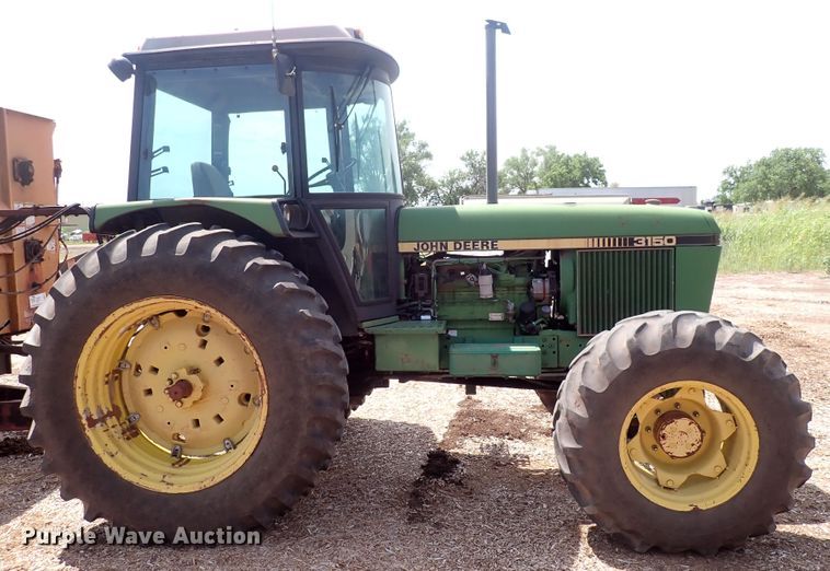 image for item DN0475 1986 John Deere 3150  MFWD tractor