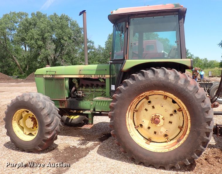 image for item DN0475 1986 John Deere 3150  MFWD tractor