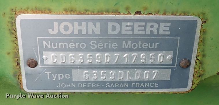 image for item DN0475 1986 John Deere 3150  MFWD tractor