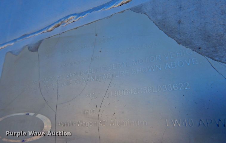 image for item DP4664 2006 Ledwell LW40 APW  feed delivery trailer