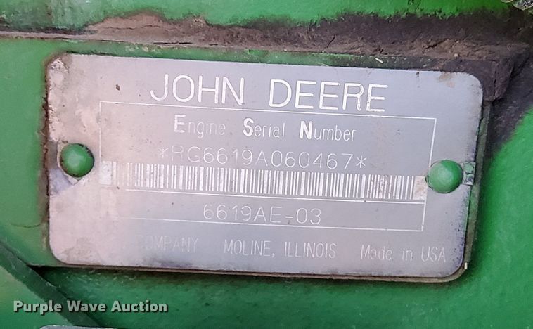 image for item DR0921 1991 John Deere 5830  forage harvester