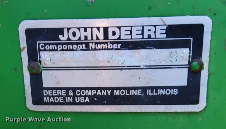 image for item DR0921 1991 John Deere 5830  forage harvester