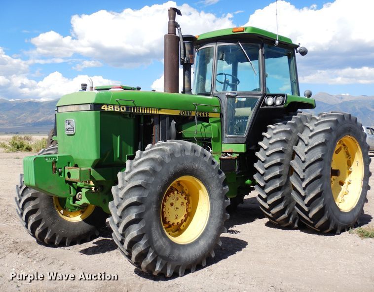 image for item DR1255 1985 John Deere 4850  MFWD tractor