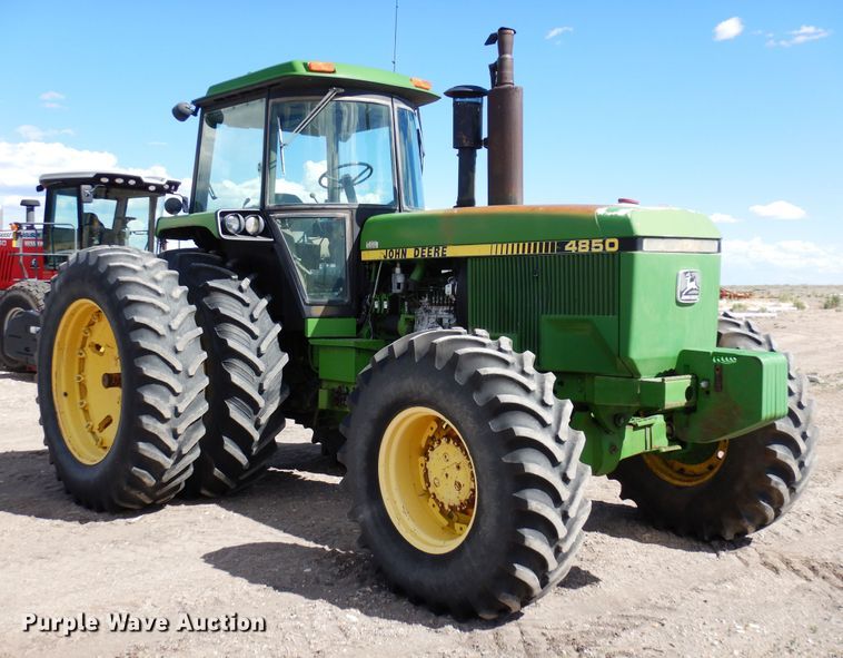 image for item DR1255 1985 John Deere 4850  MFWD tractor