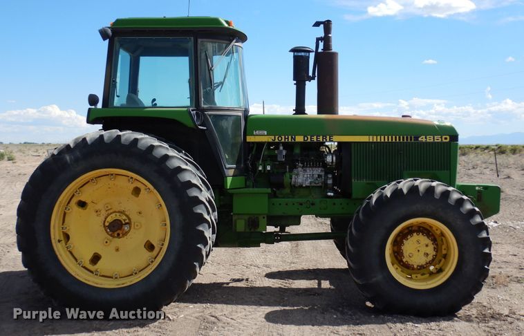 image for item DR1255 1985 John Deere 4850  MFWD tractor