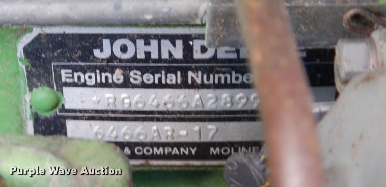 image for item DR1255 1985 John Deere 4850  MFWD tractor