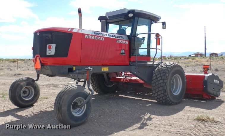 image for item DR1256 2016 Massey Ferguson WR9840  windrower