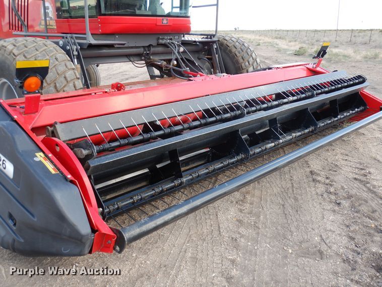 image for item DR1257 2016 Massey Ferguson WR9840  windrower