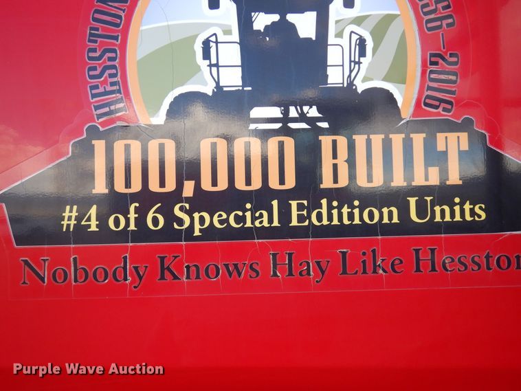 image for item DR1257 2016 Massey Ferguson WR9840  windrower