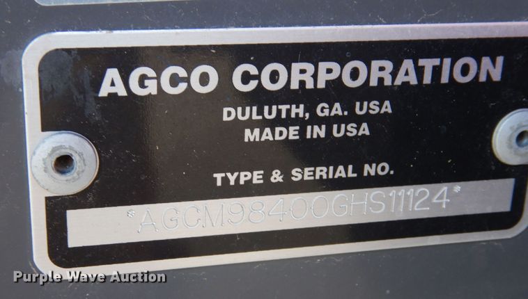 image for item DR1257 2016 Massey Ferguson WR9840  windrower