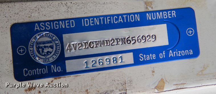 image for item DR1260 White GMC  bale stacker