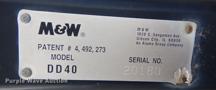 image for item DR1261 M&W 4000  rototiller