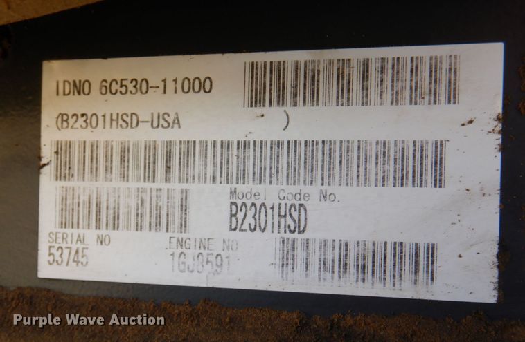 image for item DR1944 Kubota B2301  MFWD tractor