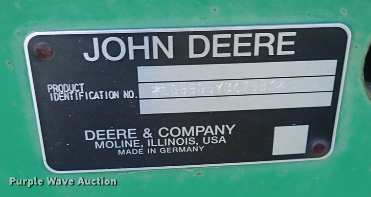 image for item IN9067 2002 John Deere 6605  MFWD tractor