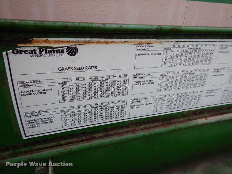 image for item JO9056 Great Plains Solid Stand 10  no-till grain drill