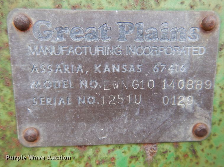 image for item JO9056 Great Plains Solid Stand 10  no-till grain drill