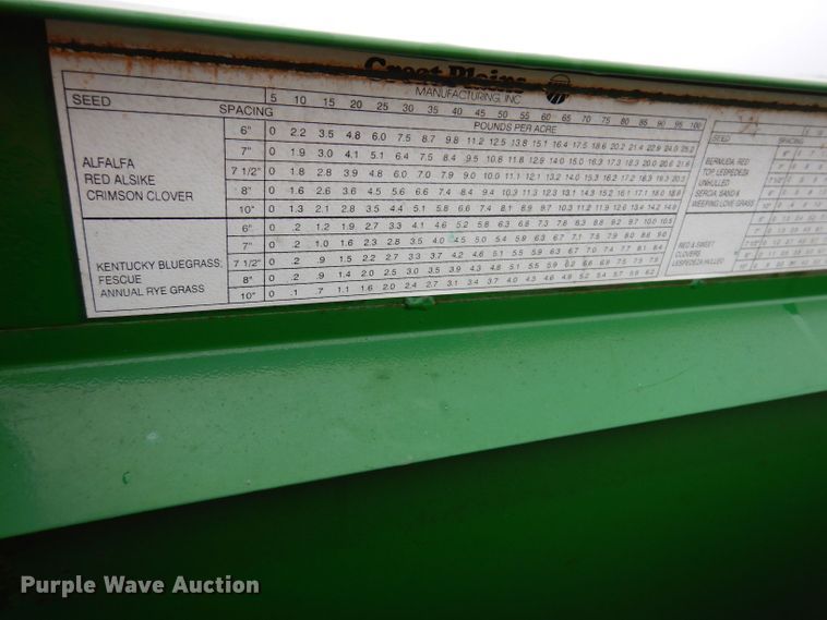 image for item JO9057 2002 Great Plains 1005NG no-till grain drill