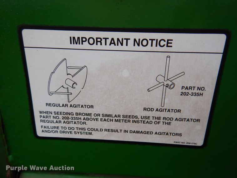 image for item JO9057 2002 Great Plains 1005NG no-till grain drill