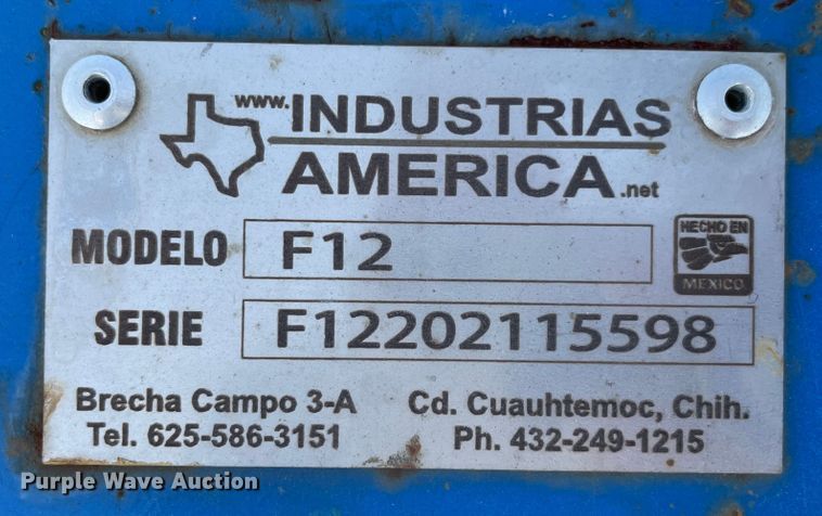 image for item KJ9736 Industrias America F12  box blade