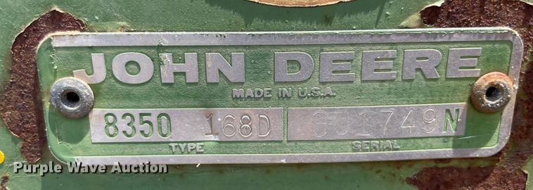 image for item KJ9765 John Deere 8350  grain drill