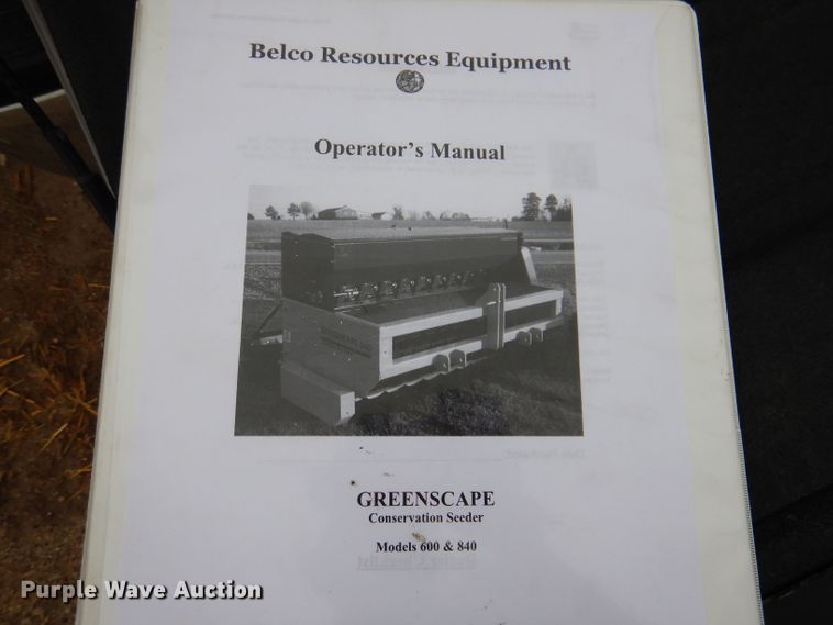 image for item KN9801 2007 Emerge-Plus Greenscape 600  conservation seeder