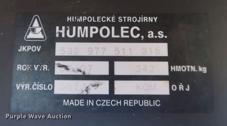 image for item KR9886 2007 Zetor 6421 Proxima  tractor