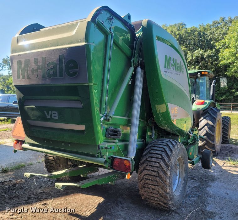 image for item LM9555 2020 Mchale V8950  round baler