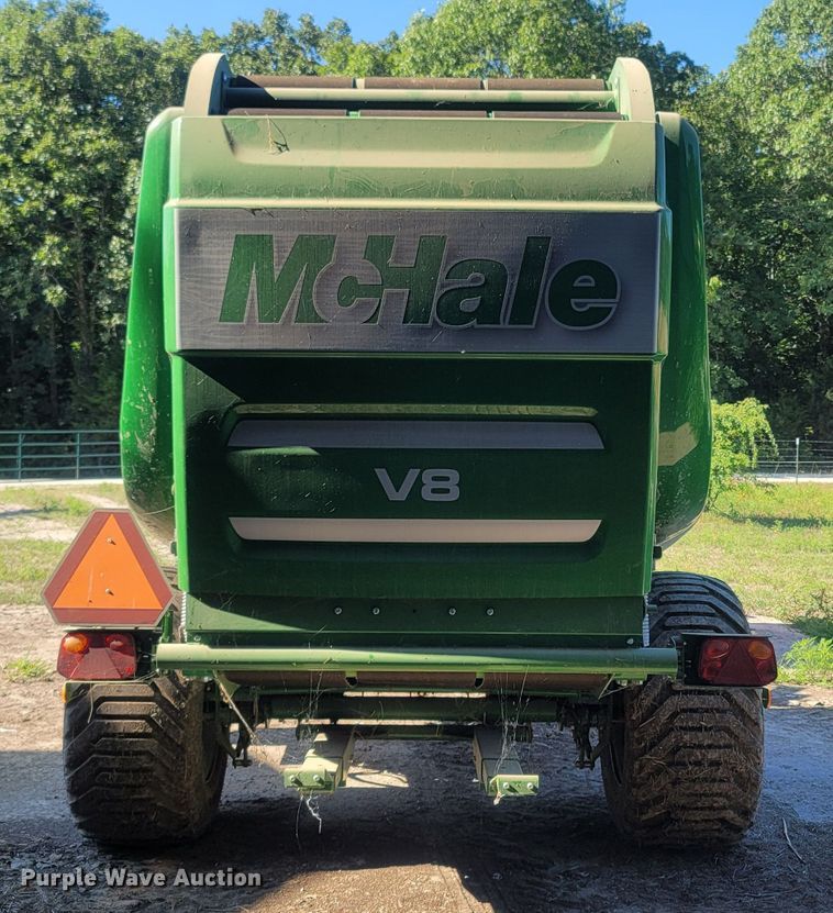 image for item LM9555 2020 Mchale V8950  round baler