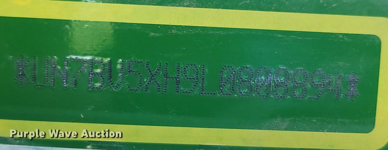 image for item LM9555 2020 Mchale V8950  round baler