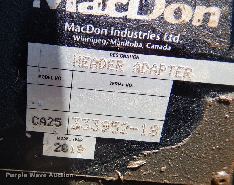 image for item LP9461 2018 MacDon FD75  flex draper head