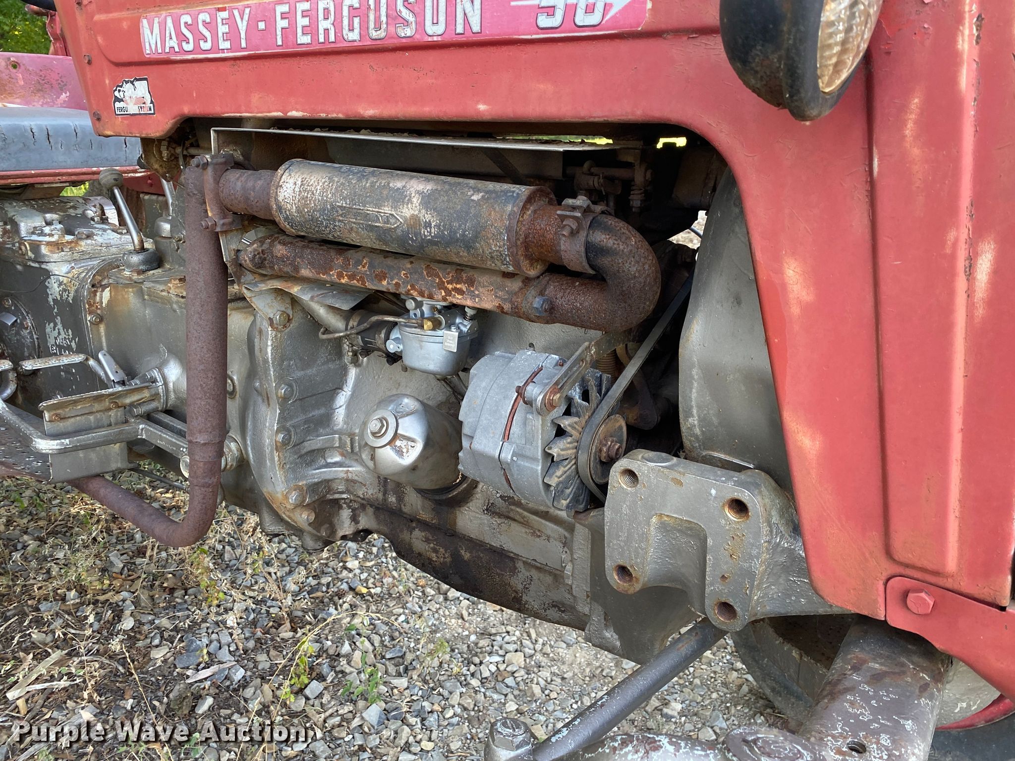 Massey Ferguson MH50 tractor in Poteau, OK Item DK6252 sold Purple