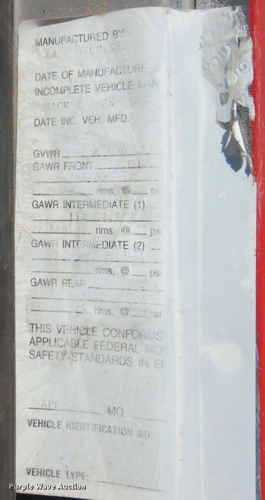 image for item DJ8968 1999 Mack CL700  semi truck