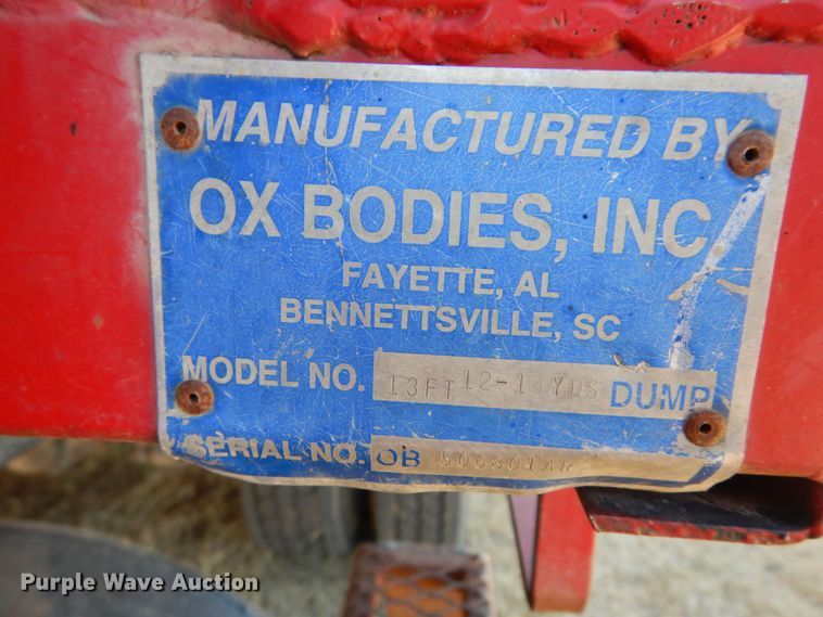 image for item DK0382 1996 Mack CH613  dump truck