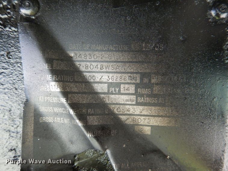 image for item DK2017 2006 Fontaine HT6  flatbed trailer