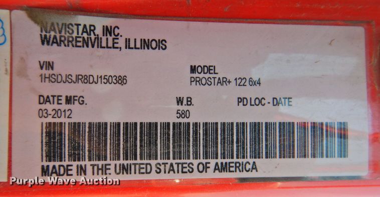 image for item DP4412 2013 International ProStar 122  semi truck