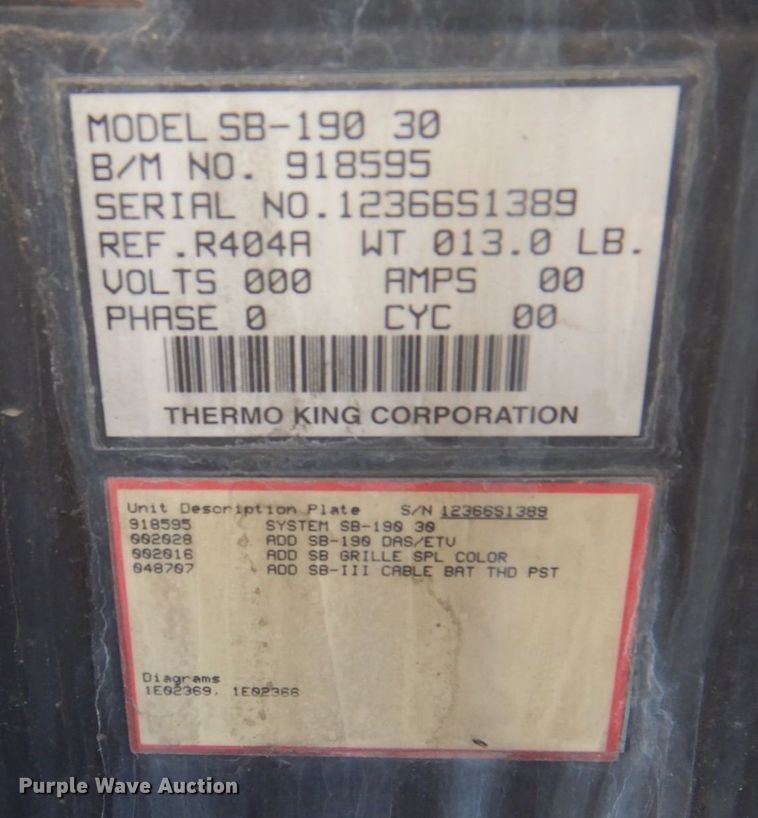 image for item DP5628 2004 Utility  refrigerated van trailer