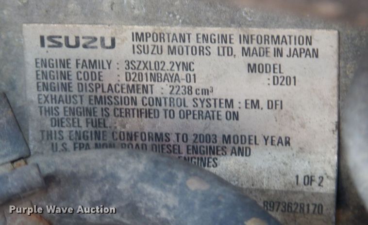 image for item DP5628 2004 Utility  refrigerated van trailer