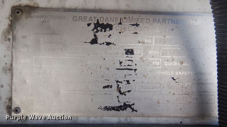 image for item DP5644 2004 Great Dane  refrigerated van trailer