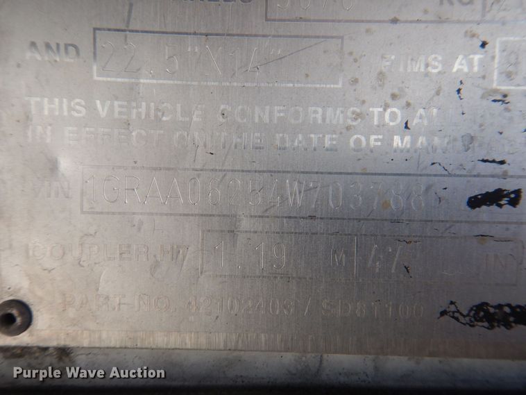 image for item DP5644 2004 Great Dane  refrigerated van trailer