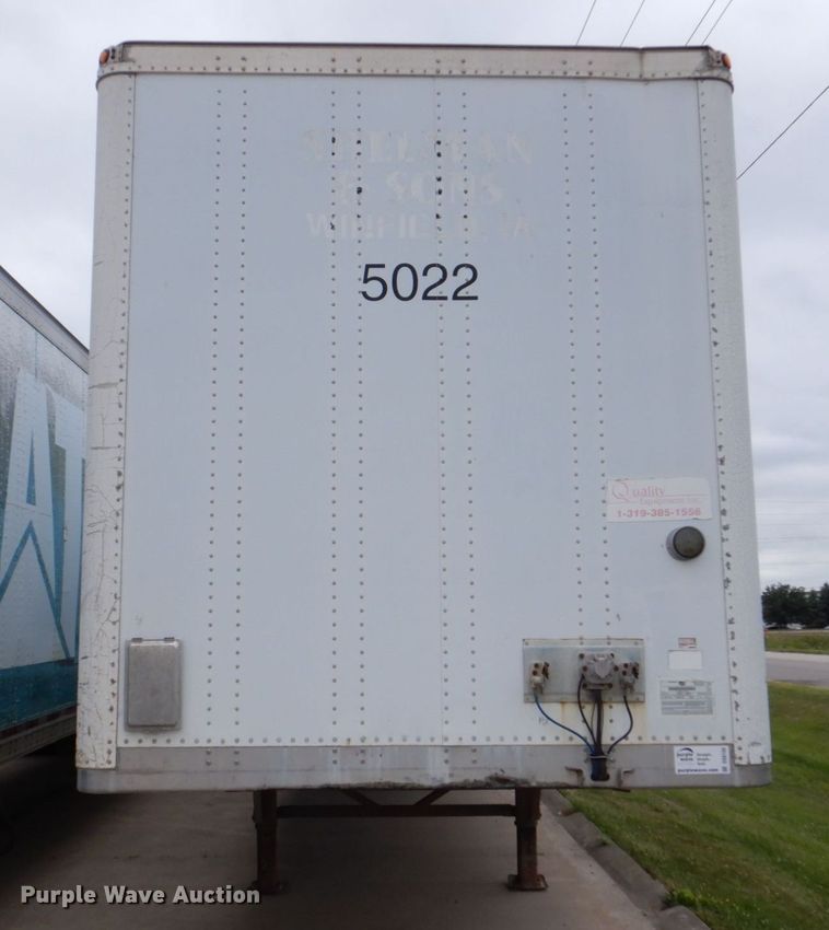 image for item DS8130 2002 Wabash  dry van trailer
