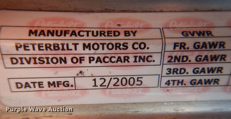 image for item JH9688 2006 Peterbilt 379  semi truck