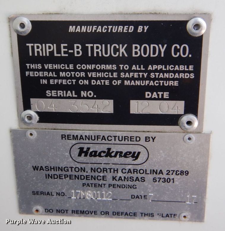 image for item KR9146 2005 Freightliner Business Class M2  delivery truck