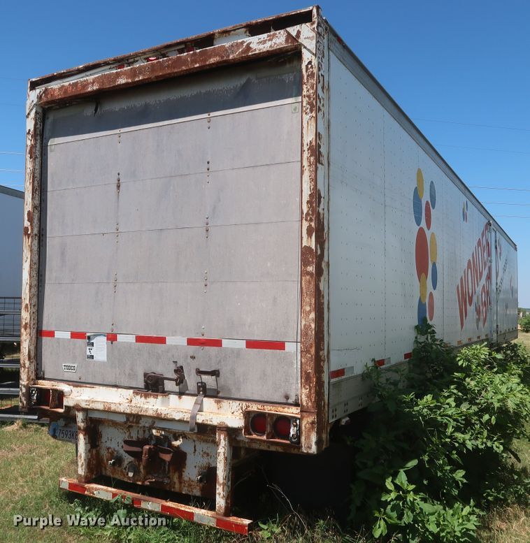 image for item KR9890 1986 Great Dane  dry van trailer