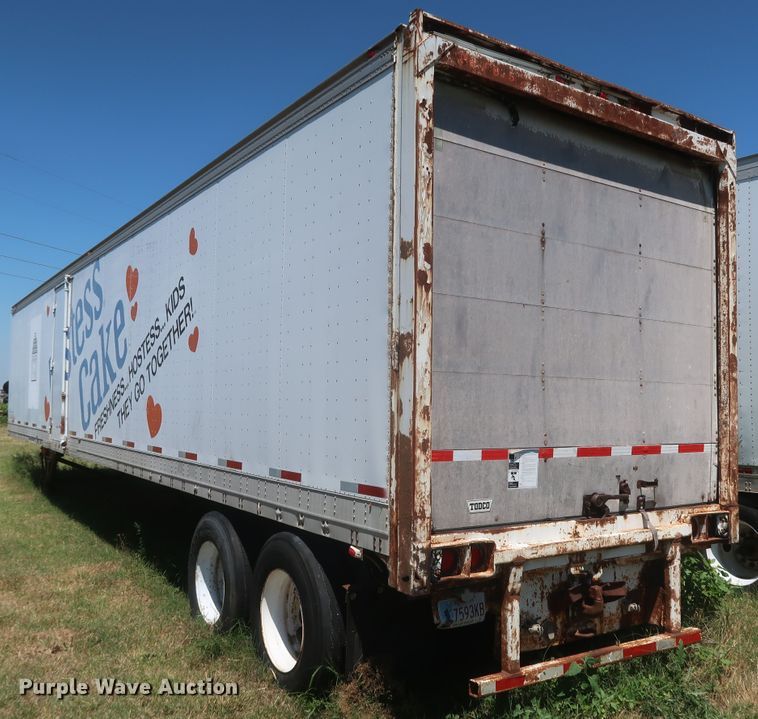 image for item KR9890 1986 Great Dane  dry van trailer