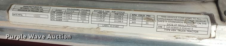 image for item LU9190 2003 Peterbilt 379 semi truck