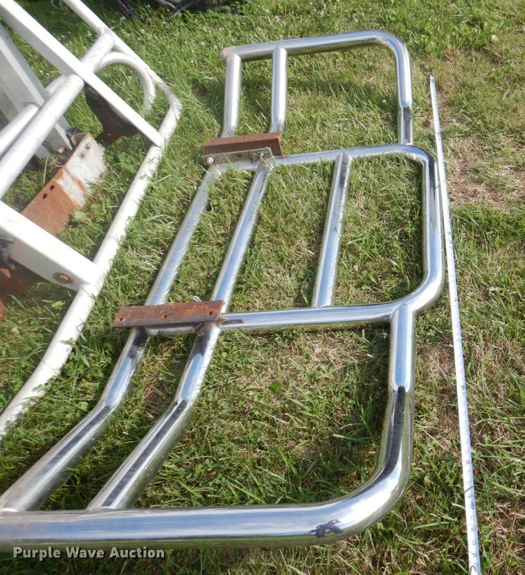 image for item MU9709 (4) semi truck bumpers and grill guards
