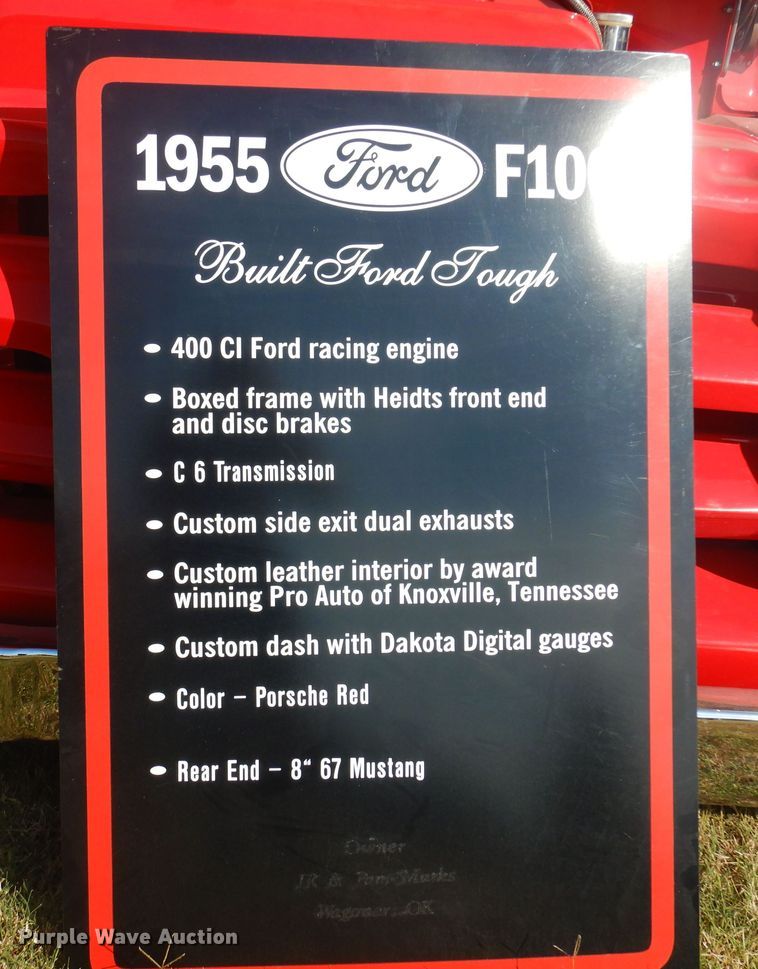 image for item DB7951 1955 Ford F100  pickup truck