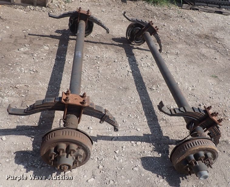 image for item DF5027 (6) trailer axles
