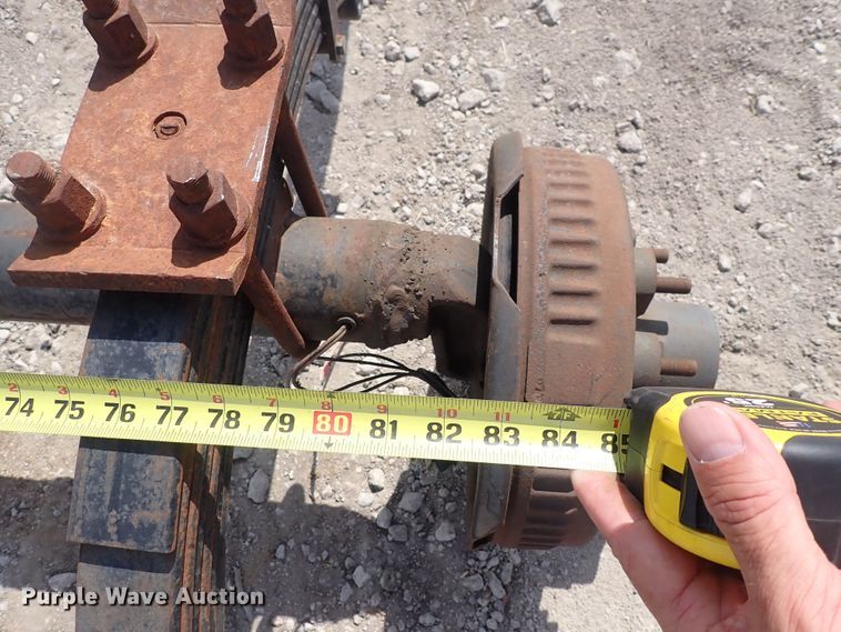 image for item DF5027 (6) trailer axles